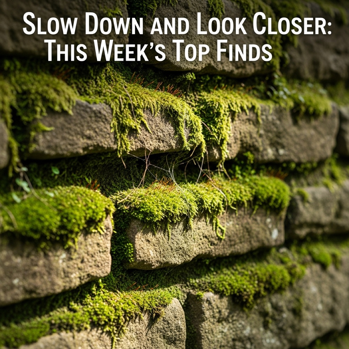 Slow Down and Look Closer: This Week's Top Finds
